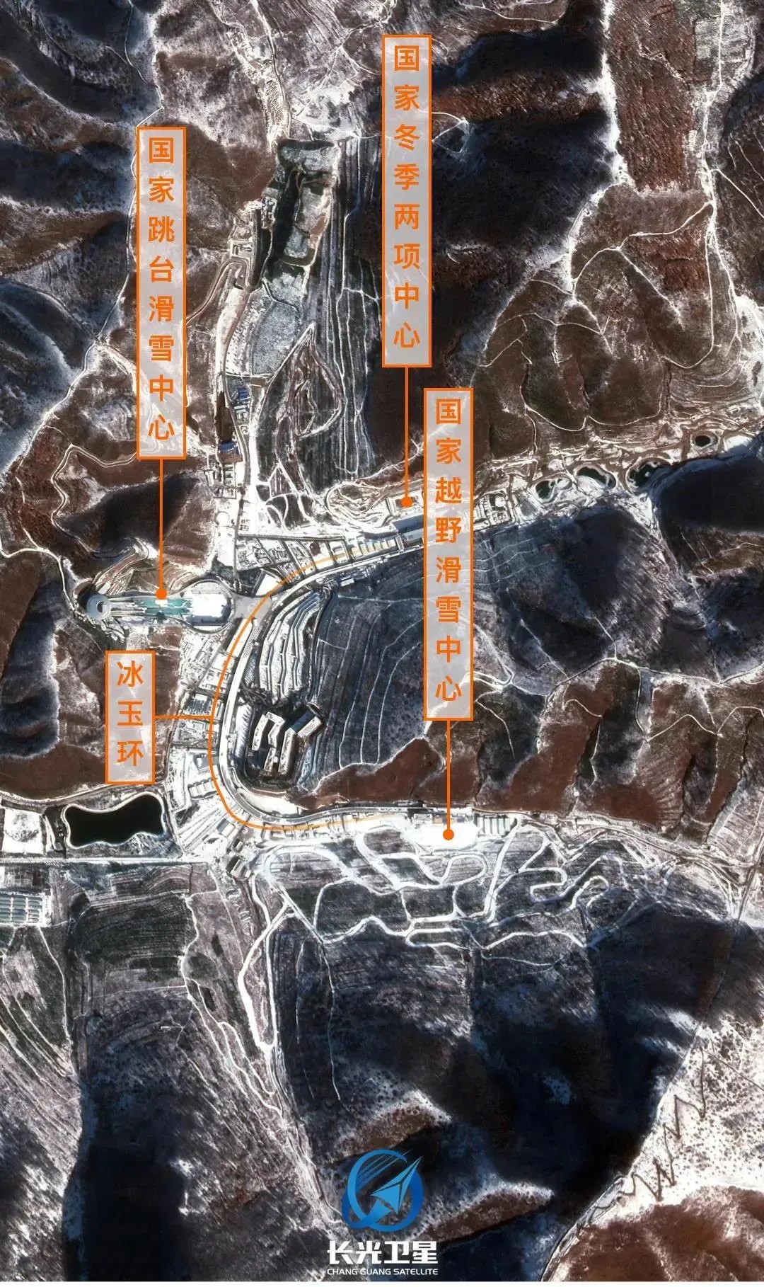 衛(wèi)星見(jiàn)證，這里如何變身“冬奧小城”