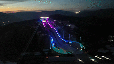 衛(wèi)星見(jiàn)證，這里如何變身“冬奧小城”