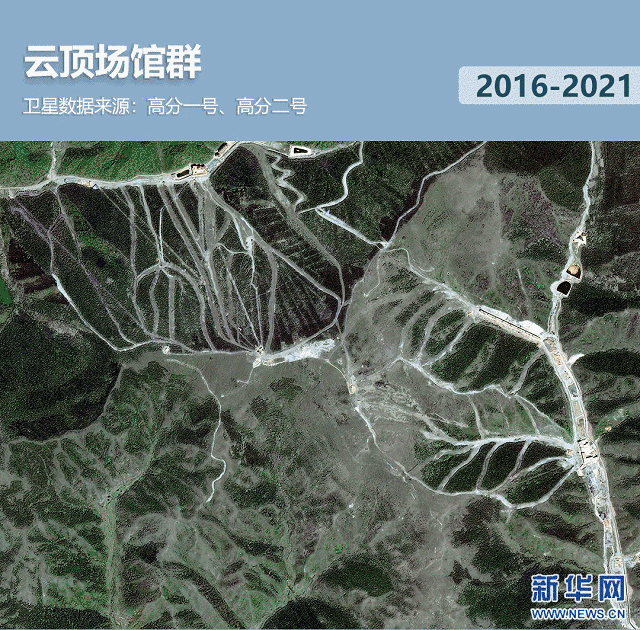 衛(wèi)星見(jiàn)證，這里如何變身“冬奧小城”