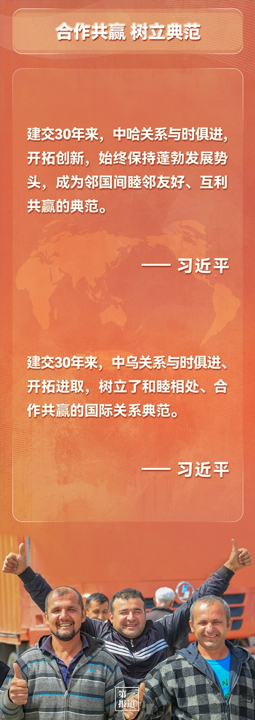 第一報(bào)道 | 建交三十年，習(xí)主席這樣評(píng)價(jià)與中亞五國(guó)關(guān)系
