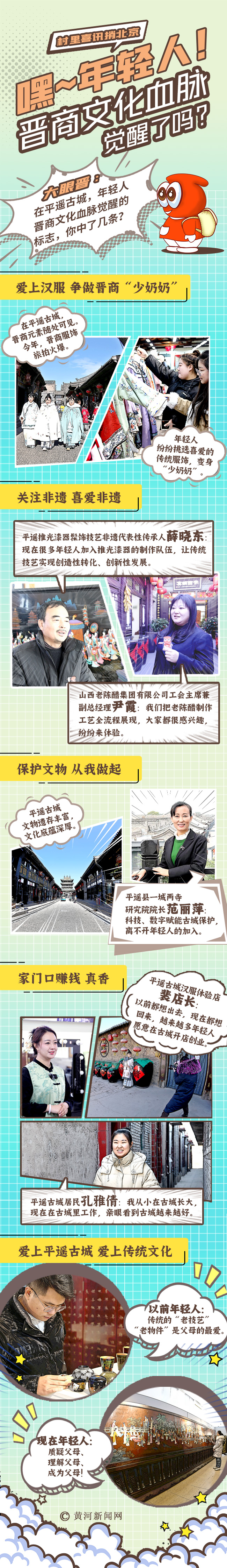 村里喜訊捎北京 | 創(chuàng)意漫畫：嘿，年輕人！晉商文化血脈覺醒了嗎？