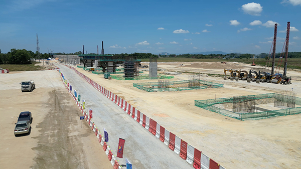 哥打巴魯車站施工現場。中國交通建設有限公司供圖