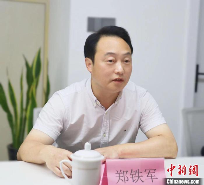 寧德市臺港澳辦主任鄭鐵軍講話。　吳允杰 攝