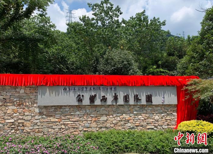 “公望兩岸圓緣園”開(kāi)園?！」溻?攝