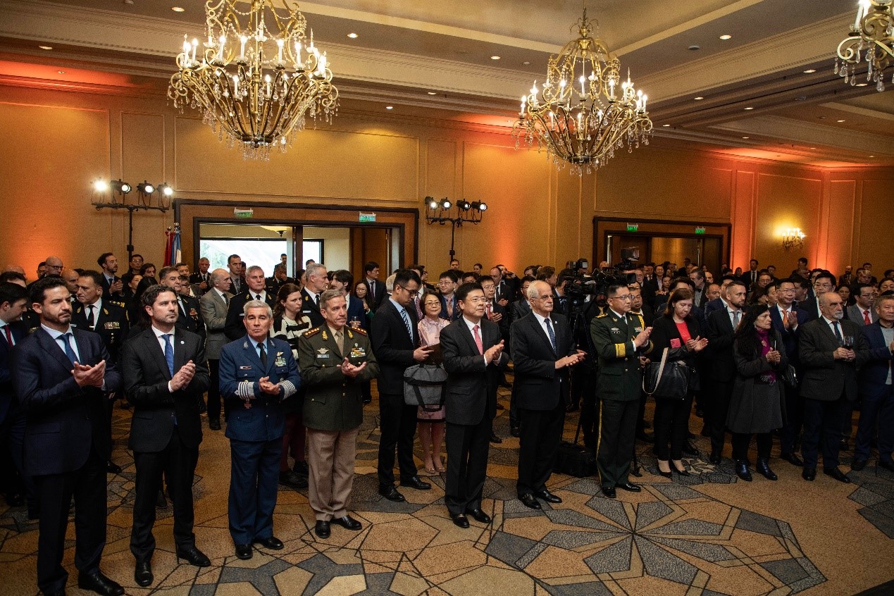 招待會(huì)現(xiàn)場(chǎng)氣氛熱烈友好。中國(guó)駐阿根廷大使館供圖