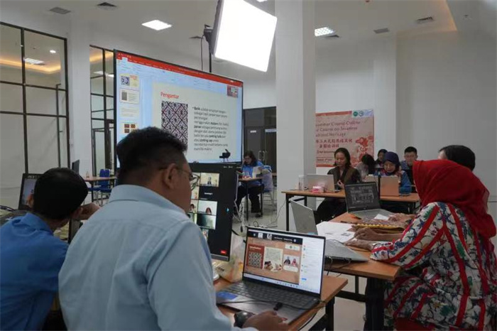 活動現(xiàn)場。供圖：印尼三一一大學(xué)孔子學(xué)院