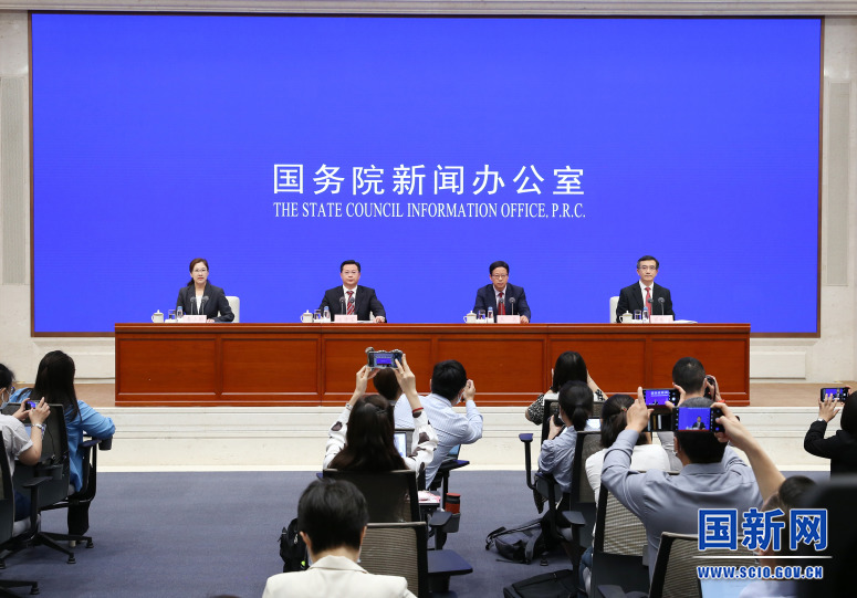 新聞發(fā)布會現(xiàn)場。圖片來源：國新網(wǎng) (張馨 攝)
