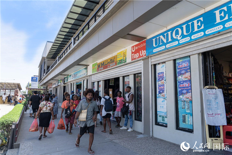 2023年9月12日，所羅門群島首都霍尼亞拉街景。人民網(wǎng) 賀吉攝