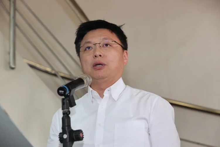 圖為趙天麟。圖片來源：臺(tái)灣《聯(lián)合報(bào)》劉學(xué)圣攝。