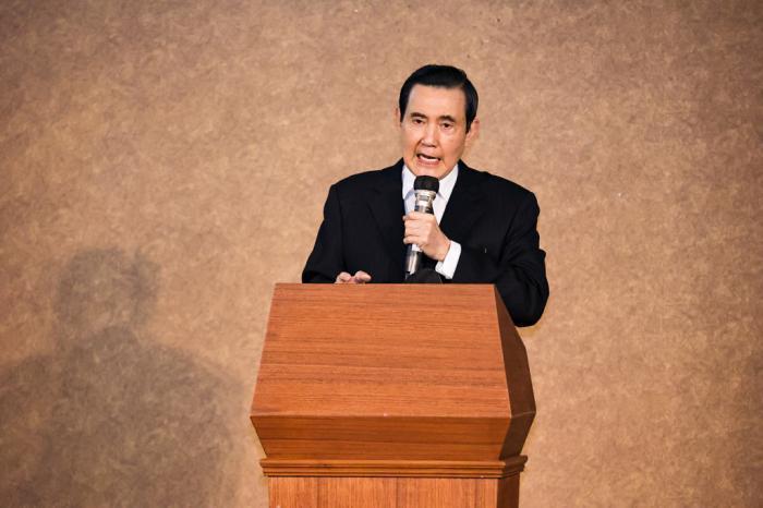  資料圖：馬英九。圖片來源：臺(tái)灣《中國(guó)時(shí)報(bào)》