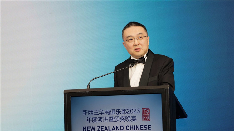 中國(guó)駐新西蘭大使王小龍。攝影：張凱