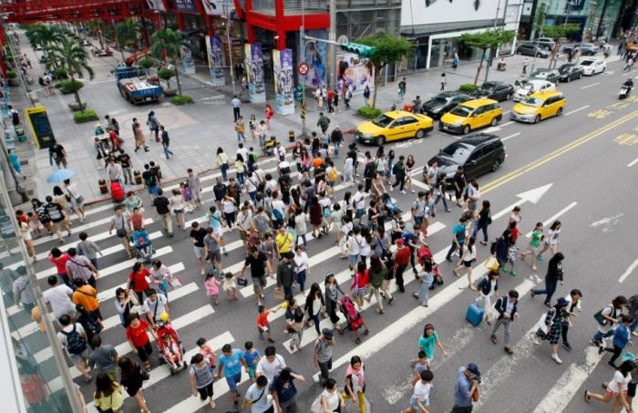 圖為信義商圈。圖片來源：臺灣“中時新聞網(wǎng)”。