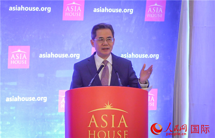 鄭澤光大使強(qiáng)調(diào)，中國經(jīng)濟(jì)長期向好的總趨勢不會改變。人民網(wǎng) 郭錦標(biāo)攝