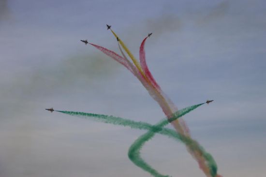 飛行表演現(xiàn)場(chǎng)。高思峰 攝