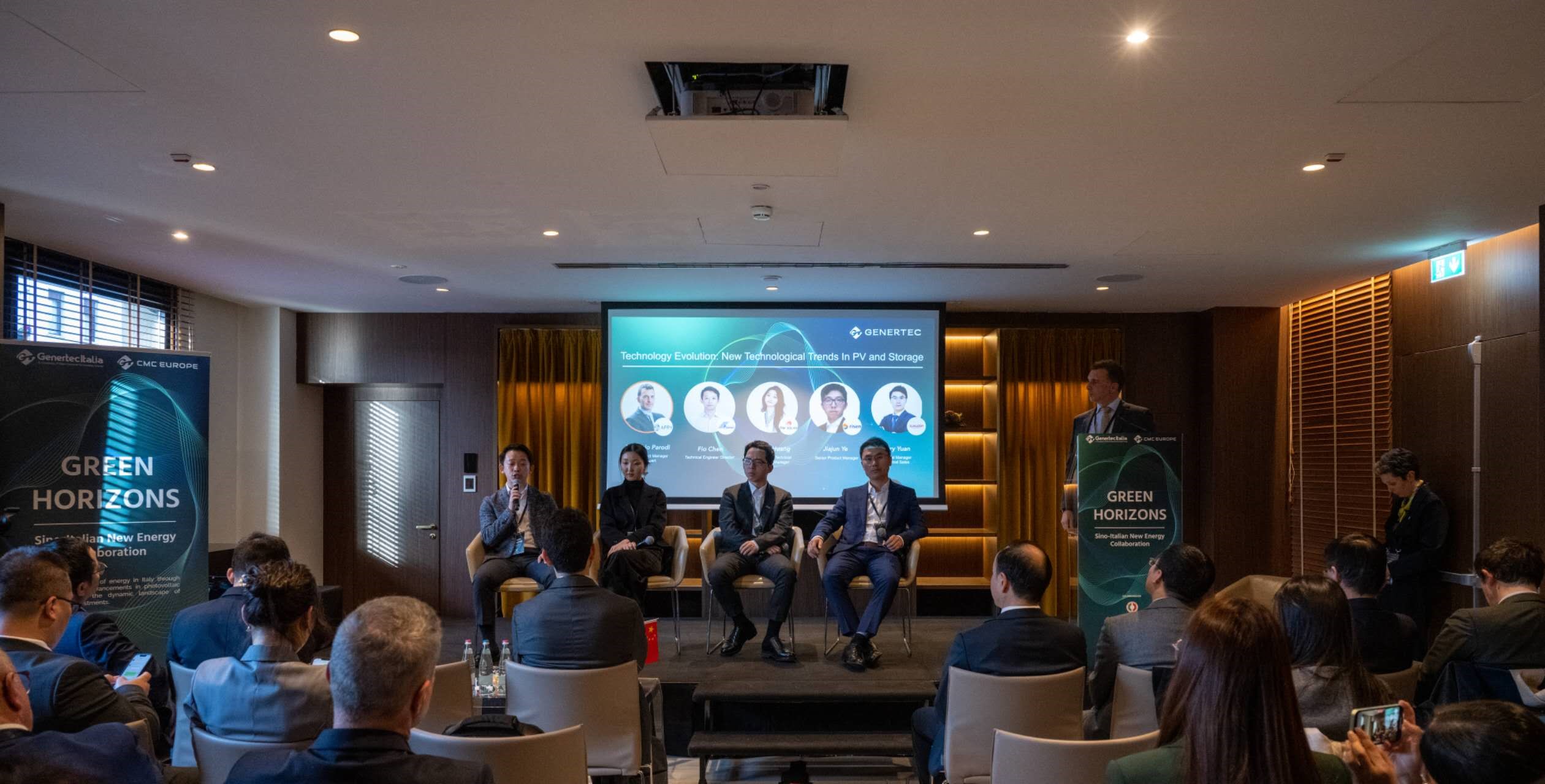 中方企業(yè)代表就新能源技術(shù)發(fā)展趨勢(shì)分享觀點(diǎn)。主辦方供圖