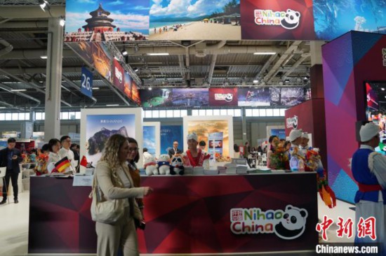  3月5日，2024年柏林國際旅游交易會(huì)(ITB)在柏林會(huì)展中心拉開帷幕。以“你好！中國”為主題的中國展區(qū)當(dāng)日亮相展會(huì)。中新社記者 馬秀秀 攝