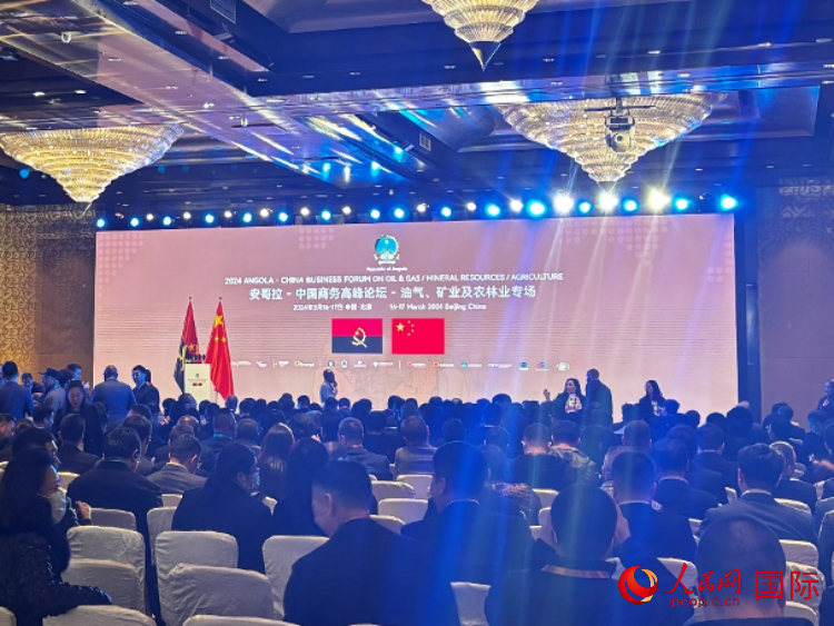 2024安哥拉—中國商務(wù)高峰論壇現(xiàn)場。人民網(wǎng)記者 張榮攝