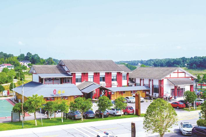 由文化站升級改造而成的“福臨驛站”，可提供度假、研學(xué)、會議、拓展、愛國主義教育等各類旅游線路，供游客自主選擇。 長沙縣供圖