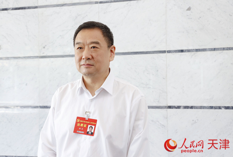 天津市第十二次黨代會(huì)代表、天津市政府副秘書長(zhǎng)、市衛(wèi)生健康委黨委副書記、主任顧清 人民網(wǎng) 孫翼飛攝