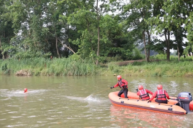 演習(xí)現(xiàn)場。四川省應(yīng)急管理廳供圖