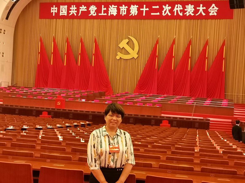 黨代表施鳳。受訪者供圖