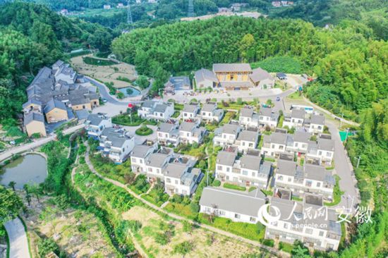 俯瞰大灣村。人民網(wǎng) 陳若天攝