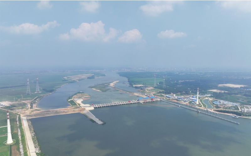 碾盤山水利水電樞紐工程。湖北省水利廳供圖