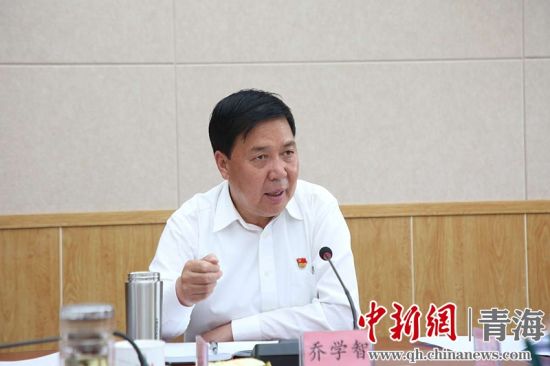 圖為黃南州州長喬學智講話。黃宣攝