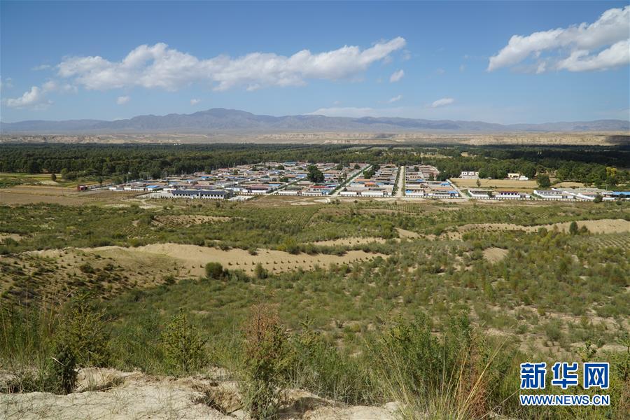 （決戰(zhàn)決勝脫貧攻堅·圖文互動）（2）高原鄉(xiāng)鎮(zhèn)沙珠玉 治沙斗貧成“綠?！薄嗪Ｊ」埠涂h沙珠玉鄉(xiāng)采訪見聞