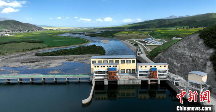 圖為引大濟湟調(diào)水總干渠的樞紐。(資料圖) 青海省水利廳 供圖