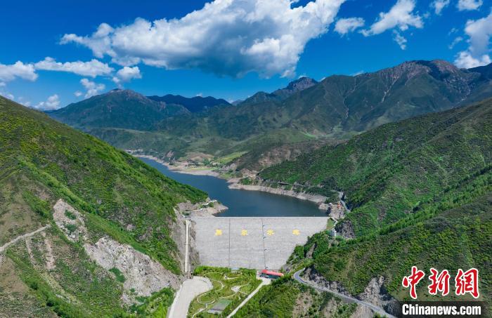 圖為引大濟湟黑泉水庫。(資料圖) 青海省水利廳 供圖