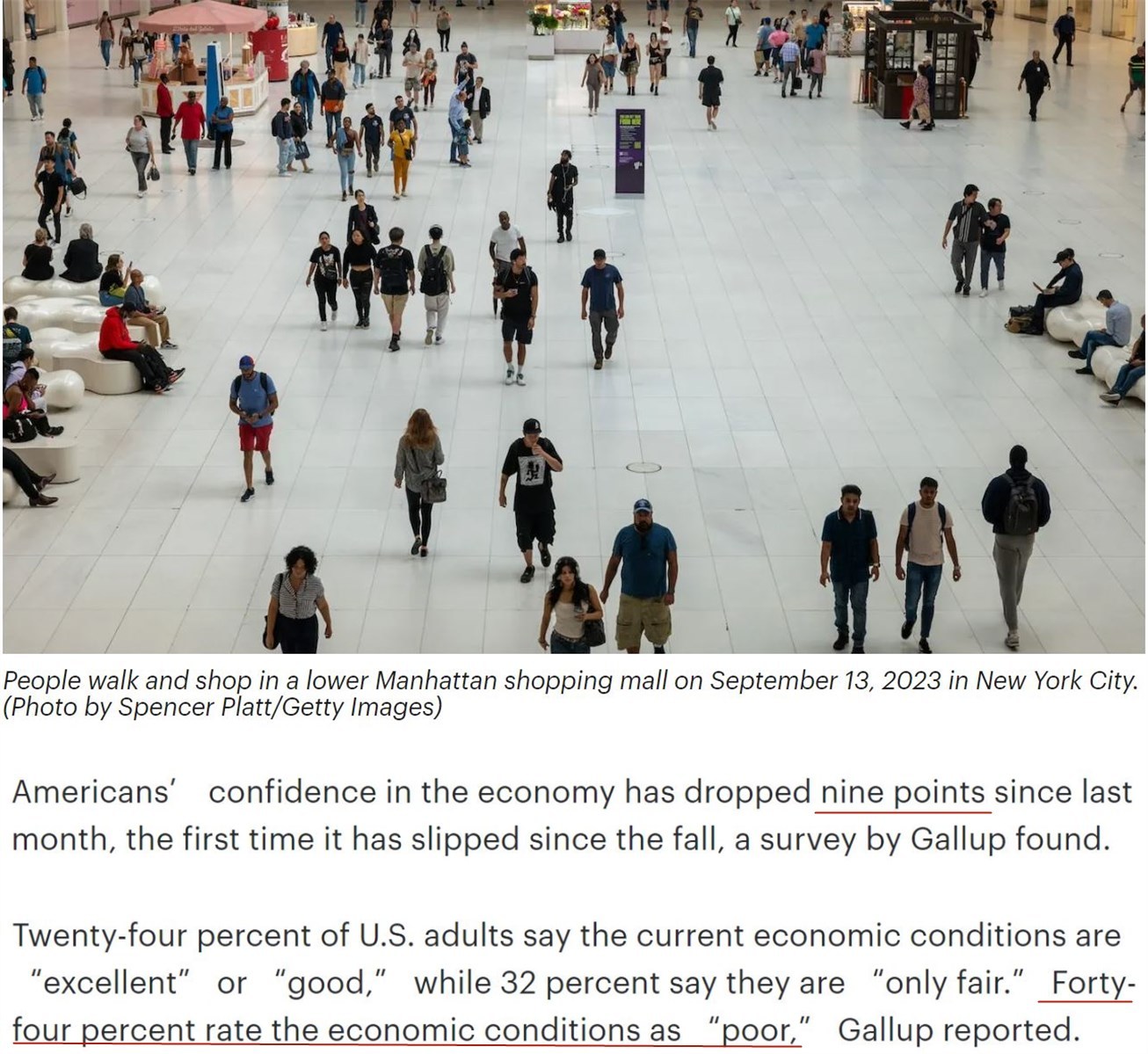 說到美國經(jīng)濟 超過四成的美國人用了這個詞！