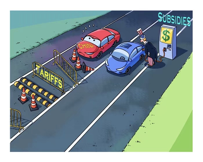 漫畫(huà)作者：馬宏亮（人民網(wǎng)版權(quán)圖片，未經(jīng)授權(quán)請(qǐng)勿轉(zhuǎn)載。）