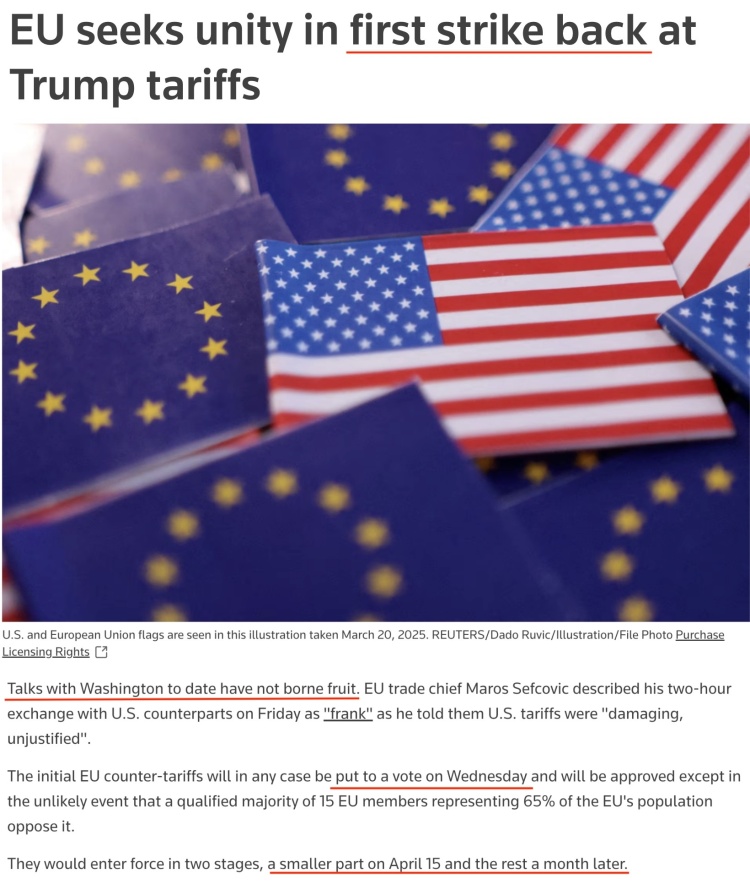 深觀察丨“只要團結(jié)，歐盟反制美國的王牌很多”