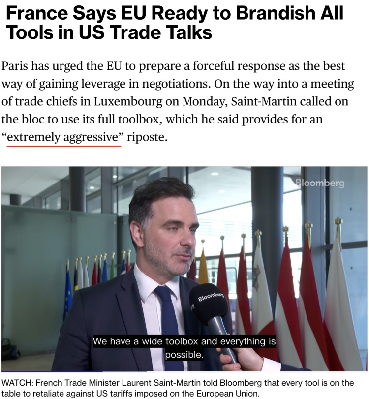 深觀察丨“只要團結(jié)，歐盟反制美國的王牌很多”