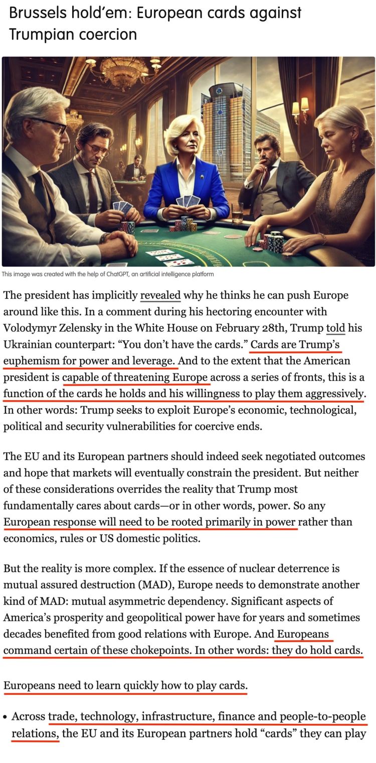 深觀察丨“只要團結(jié)，歐盟反制美國的王牌很多”