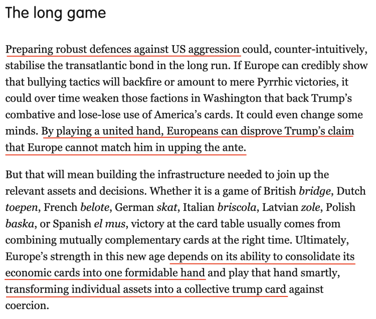 深觀察丨“只要團結(jié)，歐盟反制美國的王牌很多”