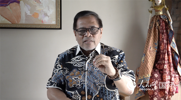 5月14日，印度尼西亞大使周浩黎接受人民網(wǎng)專訪。人民網(wǎng) 王婧攝