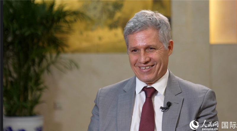 巴西農(nóng)村發(fā)展部部長(zhǎng)特謝拉。 人民網(wǎng)記者 張榮攝