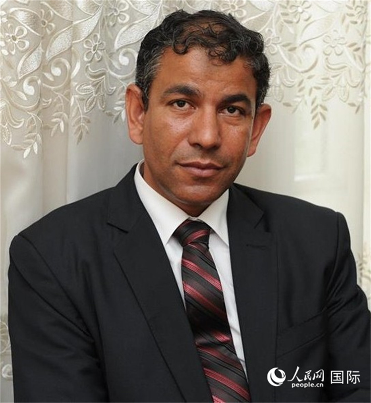 埃及著名中國和亞洲問題專家德拉比克。人民網(wǎng)記者 黃培昭攝