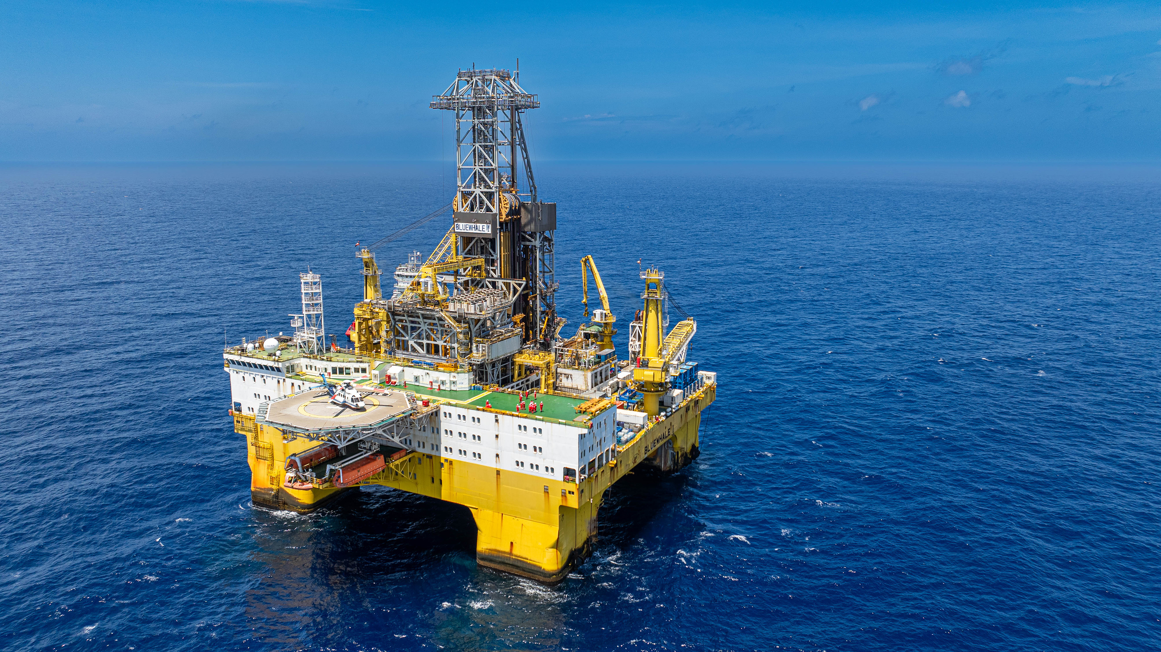 2024年8月17日，海南陵水，深海一號(hào)二期鉆井平臺(tái)。