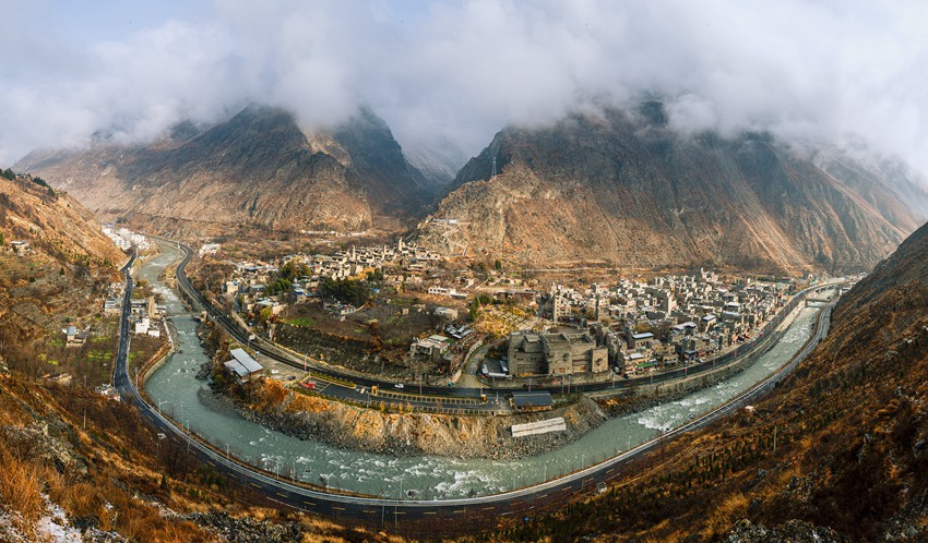 四川省阿壩州理縣桃坪村。四川省文旅廳供圖