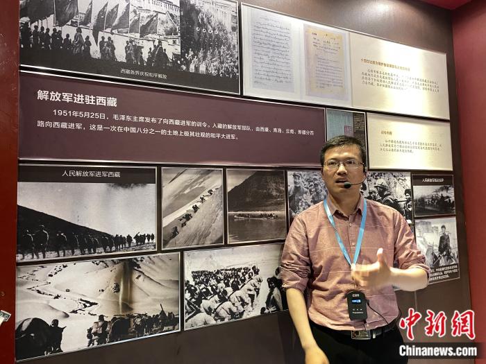 張慶沖在講解。彭寧鈴 攝