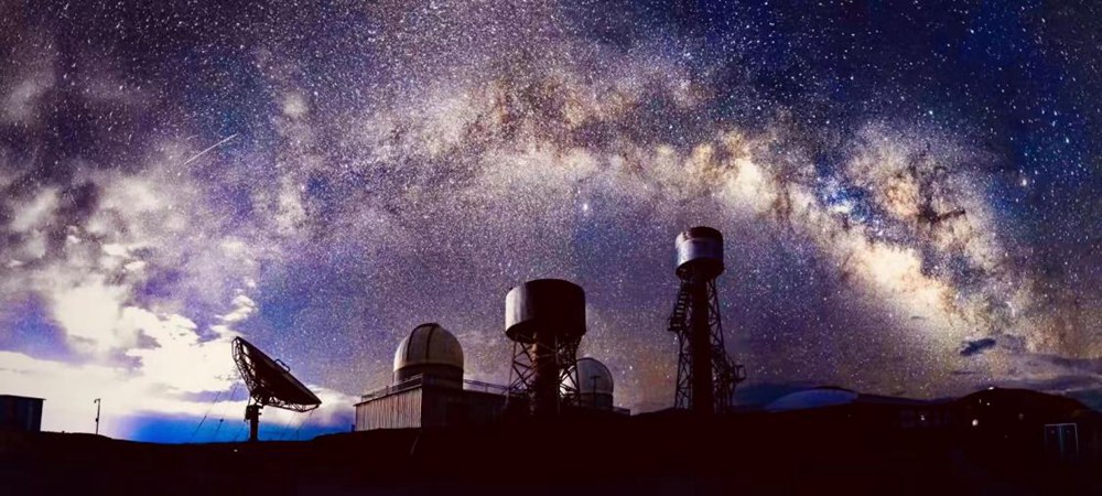 阿里暗夜星空。貢覺群培攝