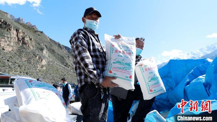 圖為合作社加工完成的優(yōu)質(zhì)糌粑?！〖卫杩h融媒體中心供圖