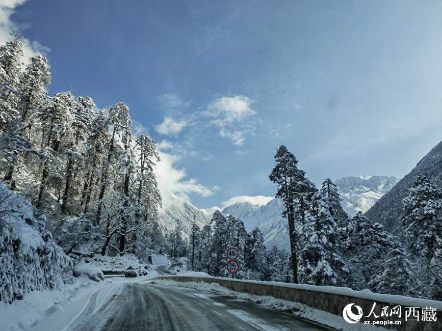 扎墨公路。人民網(wǎng) 李海霞攝