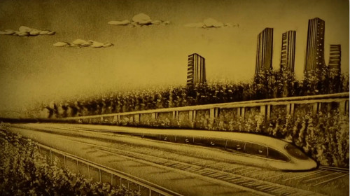 【沙畫】改革開放，讓夢想觸手可及